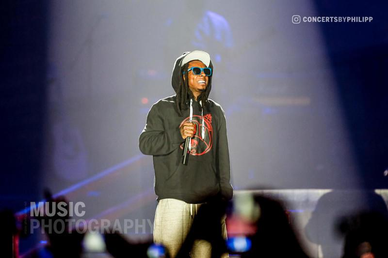 Lil Wayne pictured live on stage in Hamburg, Sporthalle | © philipp.io