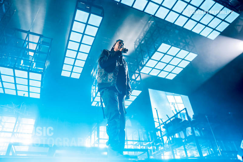 Jay-Z pictured live on stage in Hamburg, o2 World | © philipp.io