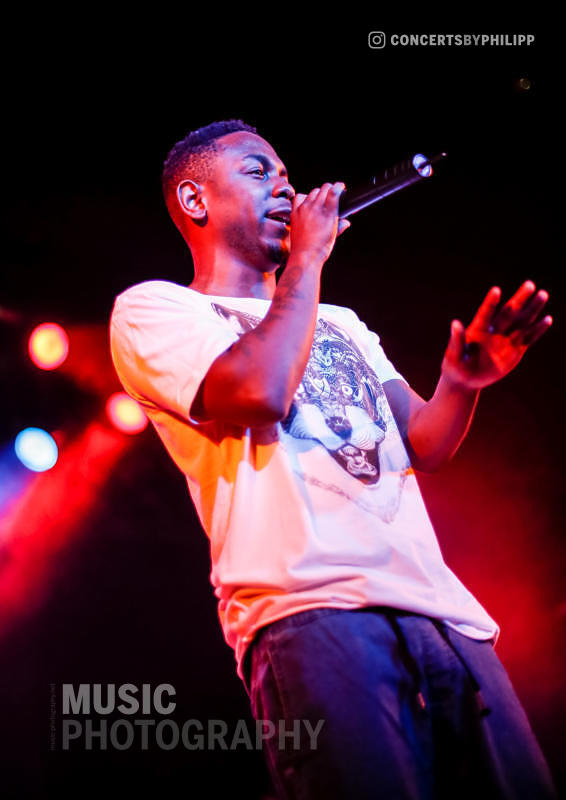 Kendrick Lamar pictured live on stage in Hamburg, Große Freiheit 36 | © philipp.io